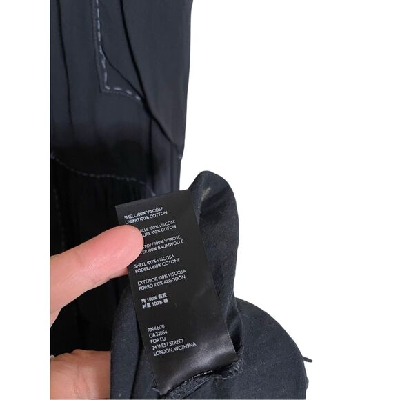 Free People Lou Lou Utility Midi Dress Black Womans Small - Picture 13 of 13